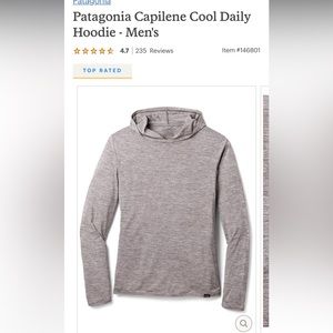 Men’s Patagonia Capilene Cool Hoodie